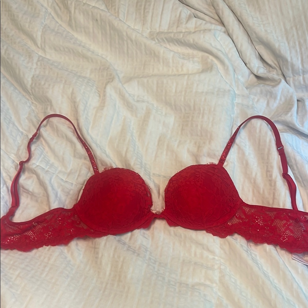 Victoria's Secret Scarlet Lace Bra